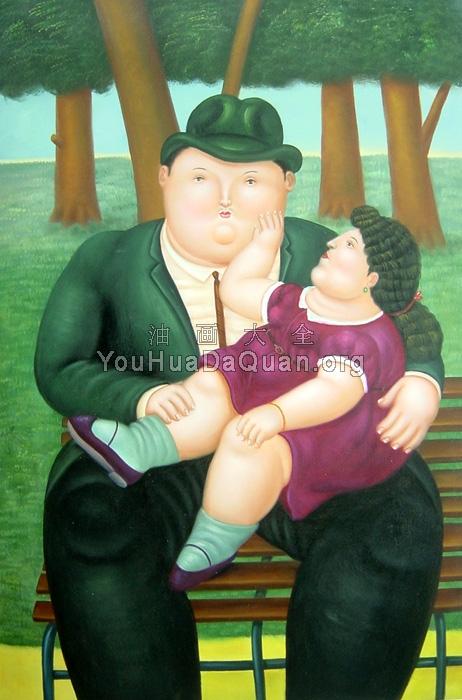 Fernando Botero painting - 费尔南多·博特罗